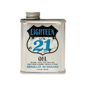 18.21 Man Made Baard-, haar- en huidolie Absolute Mahogany multifunctionele olie voor de baard