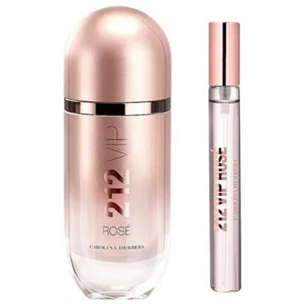 212 VIP Rosé 80 ml + EDP mini eau de parfum voor dames 10 ml