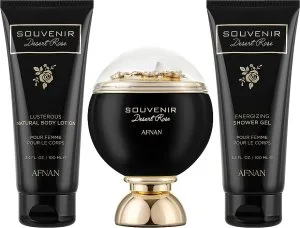 Afnan Souvenir Desert Rose U Eau de Parfum 100 ml + bodylotion 100 ml + douchegel