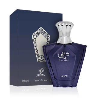 Afnan Turathi Homme Blue eau de parfum voor mannen 90 ml