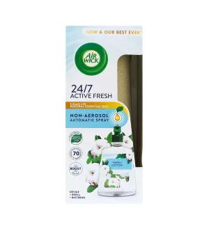 Air Wick Active Fresh Frisse Katoen automatische luchtverfrisser 228 ml