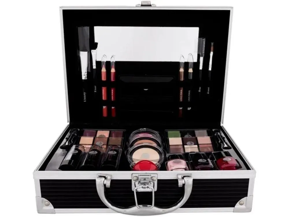 All About Beauty Zwarte Etui Compleet Make-uppalet