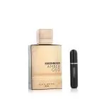 Amber Oud Black Edition geschenkset + navulbare parfumverstuiver eau de parfum unisex 150 ml