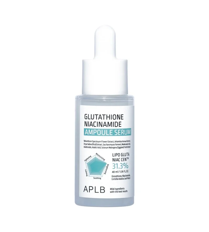 Glutathion Niacinamide ampulserum verhelderend gezichtsserum 40 ml