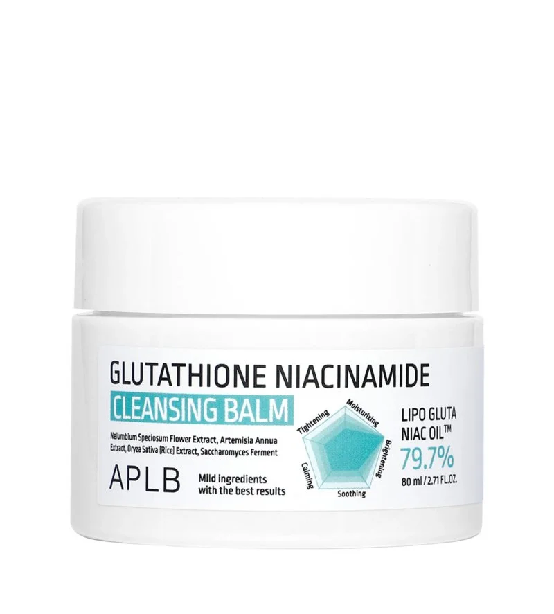 Glutathione Niacinamide hydraterende en verhelderende reinigingsbalsem 80 ml