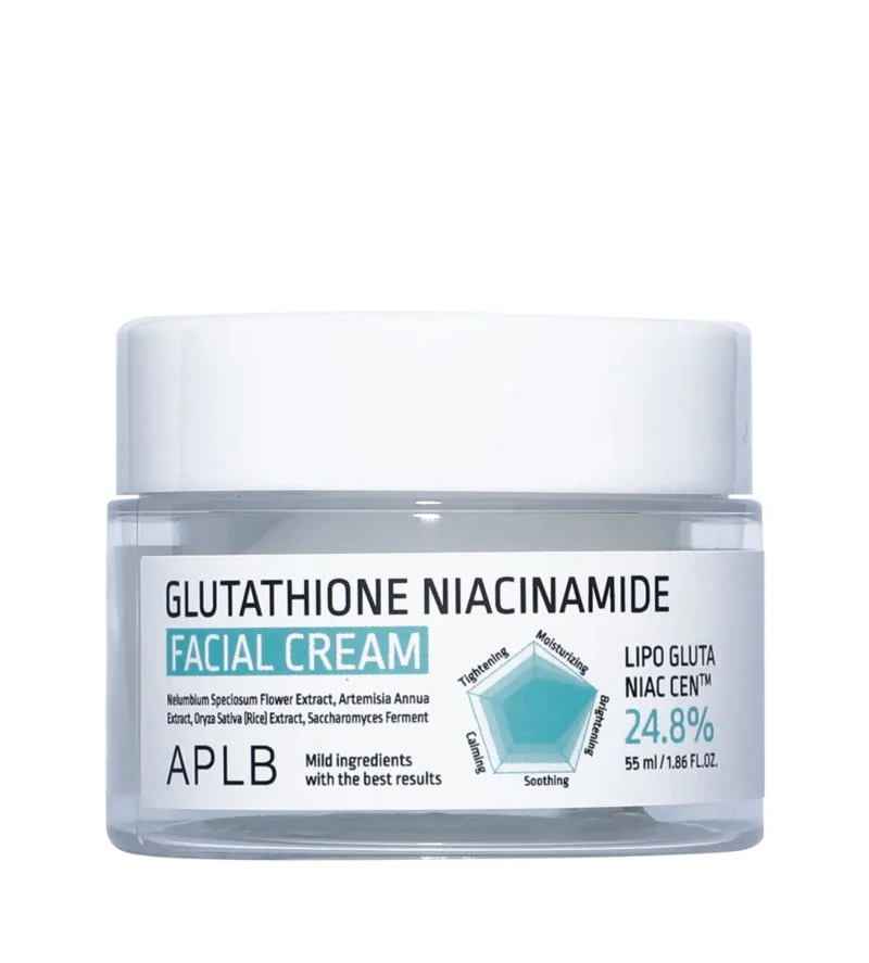Glutathione Niacinamide verhelderende gezichtscrème 55 ml