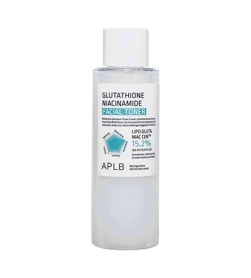 Glutathion Niacinamide Gezichtstoner hydraterend en verhelderend 160 ml