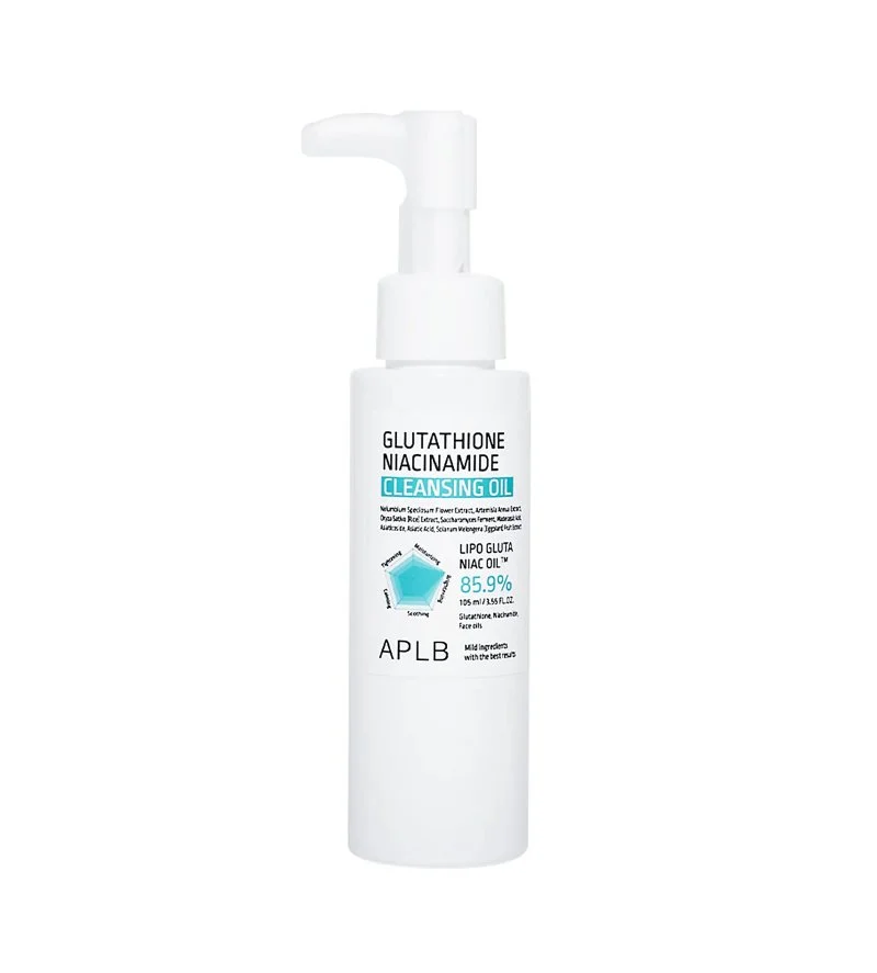 Glutathione Niacinamide Reinigingsolie hydraterende en verhelderende reinigingsolie 105 ml