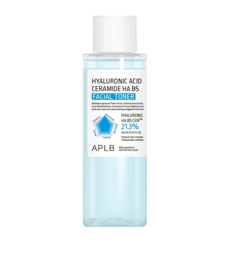 Hyaluronzuur Ceramide HA B5 Gezichtstoner hydraterend en voedend 160 ml