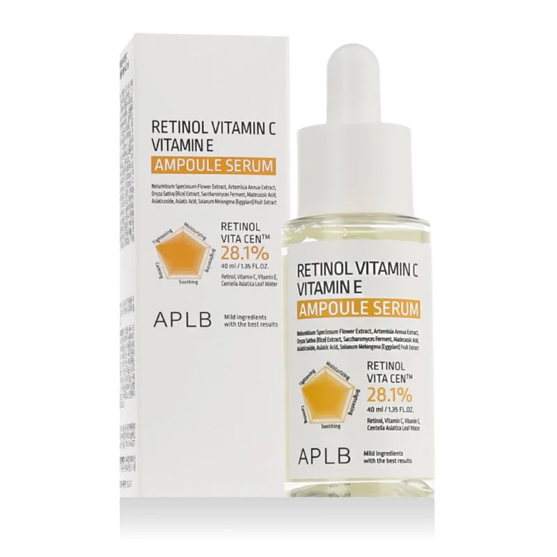 Retinol Vitamine C Vitamine E Ampulserum 40 ml