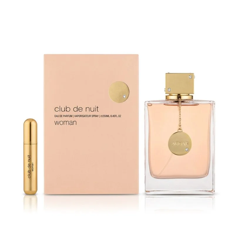 Club de Nuit Woman 250 ml + navulbare pocketverstuiver Eau de Parfum voor dames 5 ml