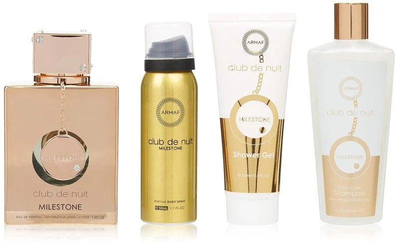Club de Nuit Milestone Set - Eau de Parfum 30 ml + haarmist 55 ml + zeep 130 g + bodyspray 50 ml
