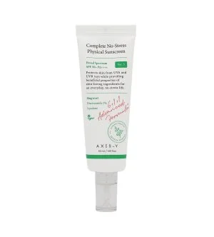 Axis-y Complete No-Stress Physical Sunscreen V.3 minerale zonnebrandcrème SPF 50+ PA++++