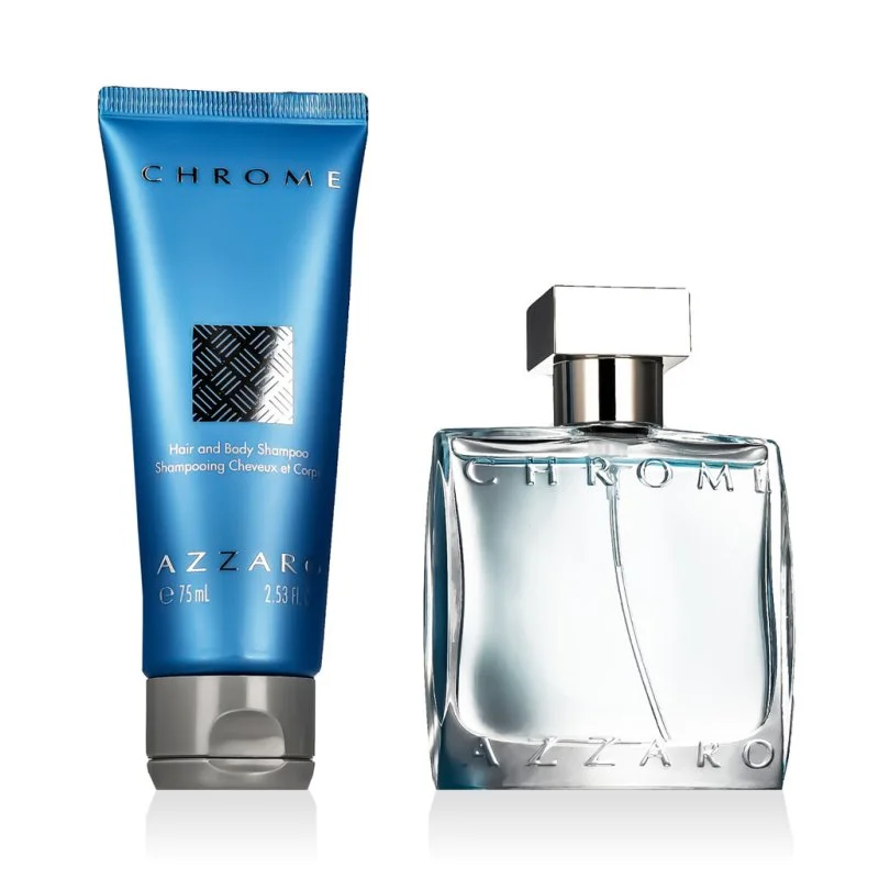 Chrome Eau de Toilette voor heren 50 ml + douchegel 75 ml