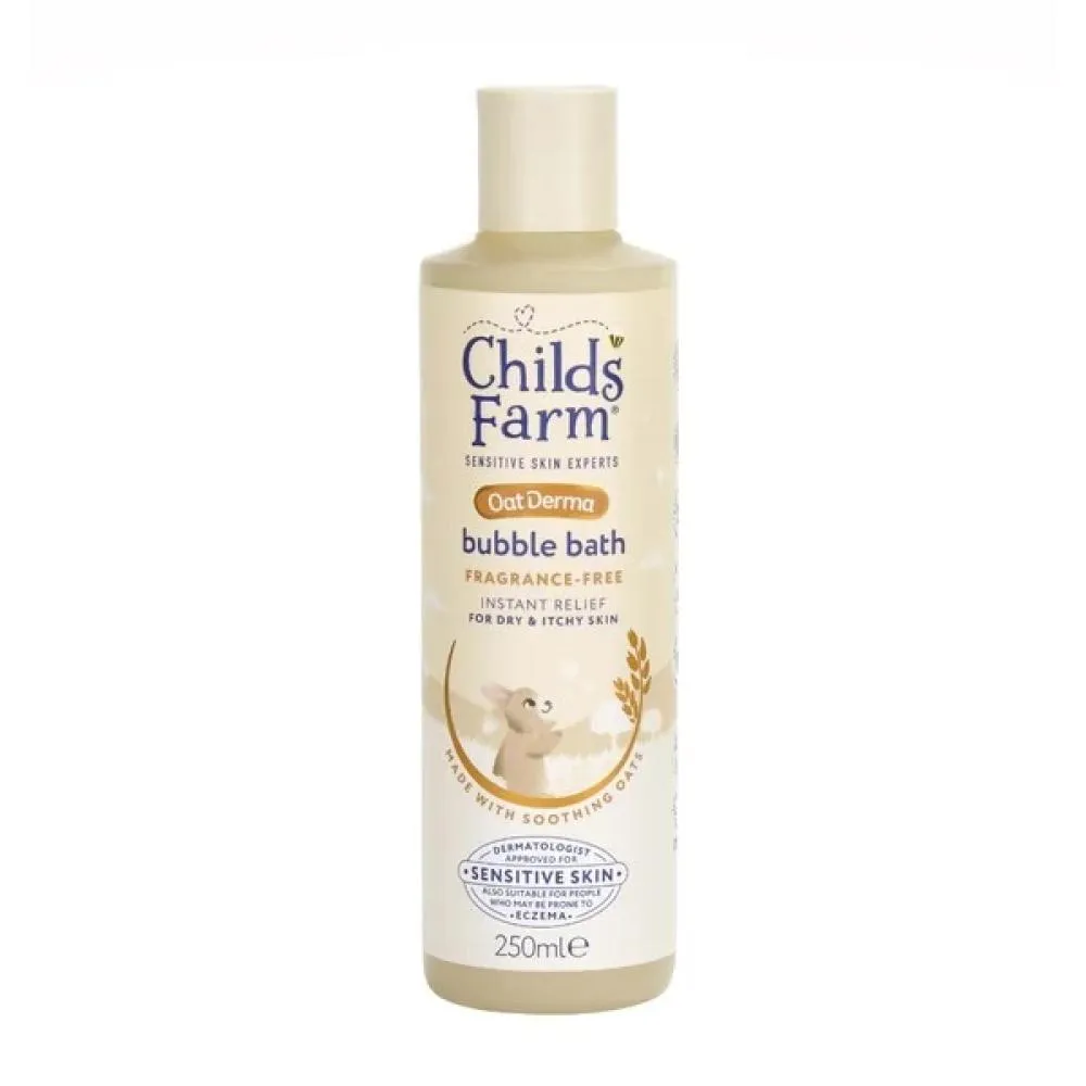 Childs Farm Baby Haver Derma Bubbelbad zonder parfum 250 ml