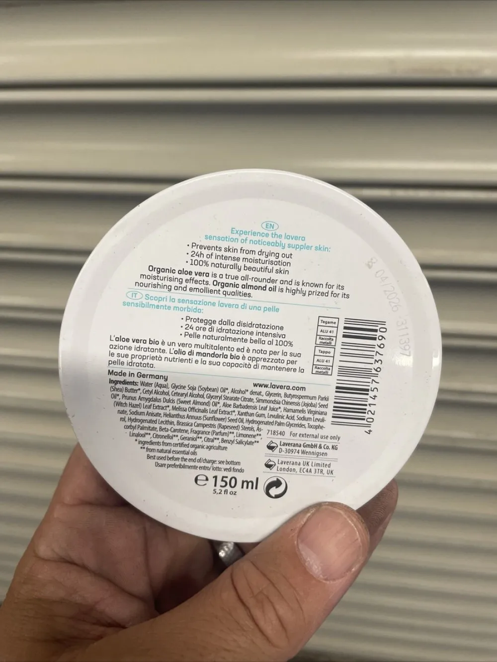 Lavera Basis Universele Crème 150 ml