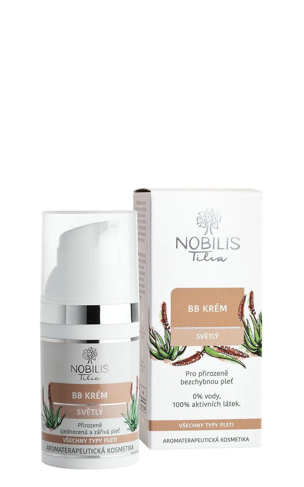 Nobilis Tilia BB crème met aloë vera light 30ml