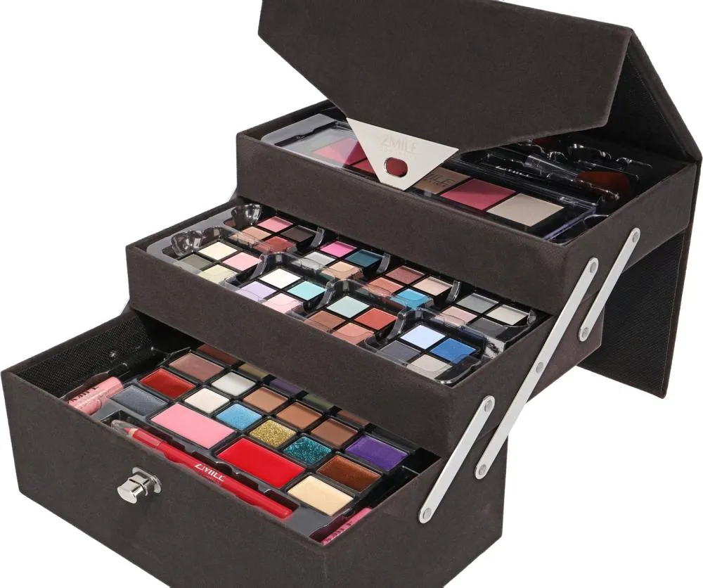 Beautycase Velvety Limited Grijs