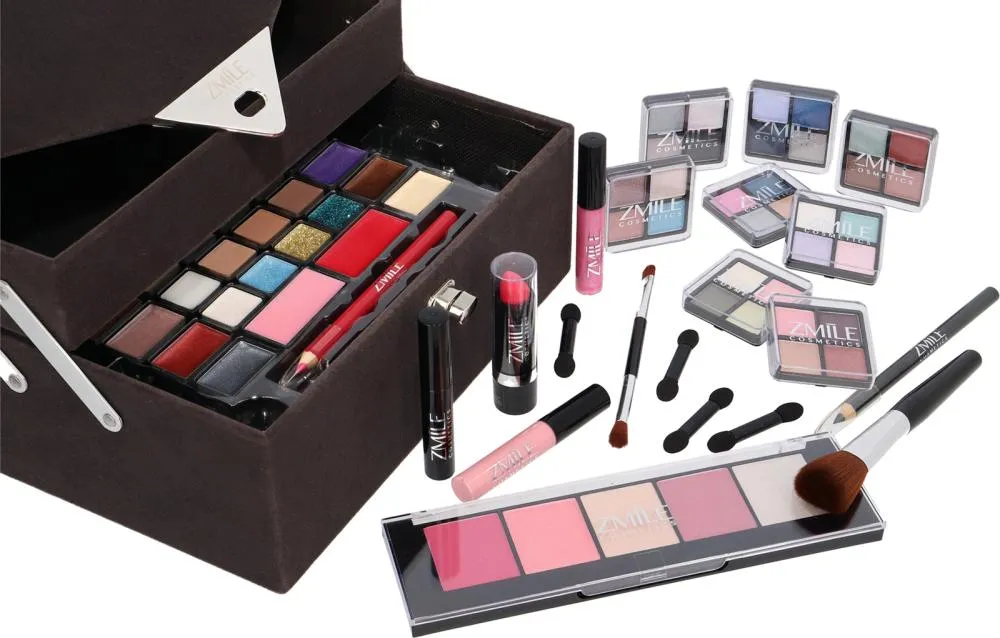 Beautycase Velvety Limited Grijs