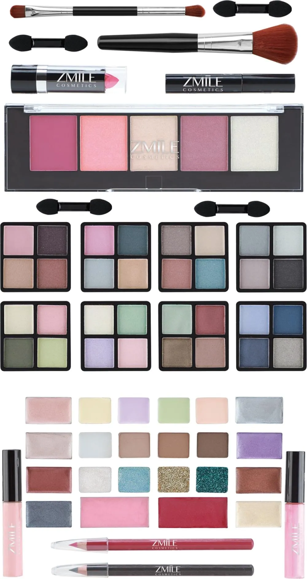 Beautycase Velvety Limited Grijs