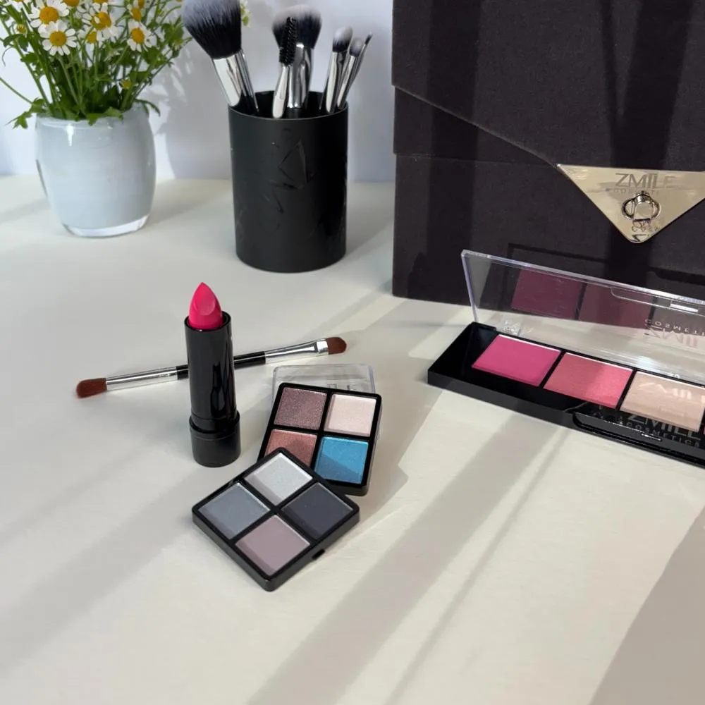 Beautycase Velvety Limited Grijs