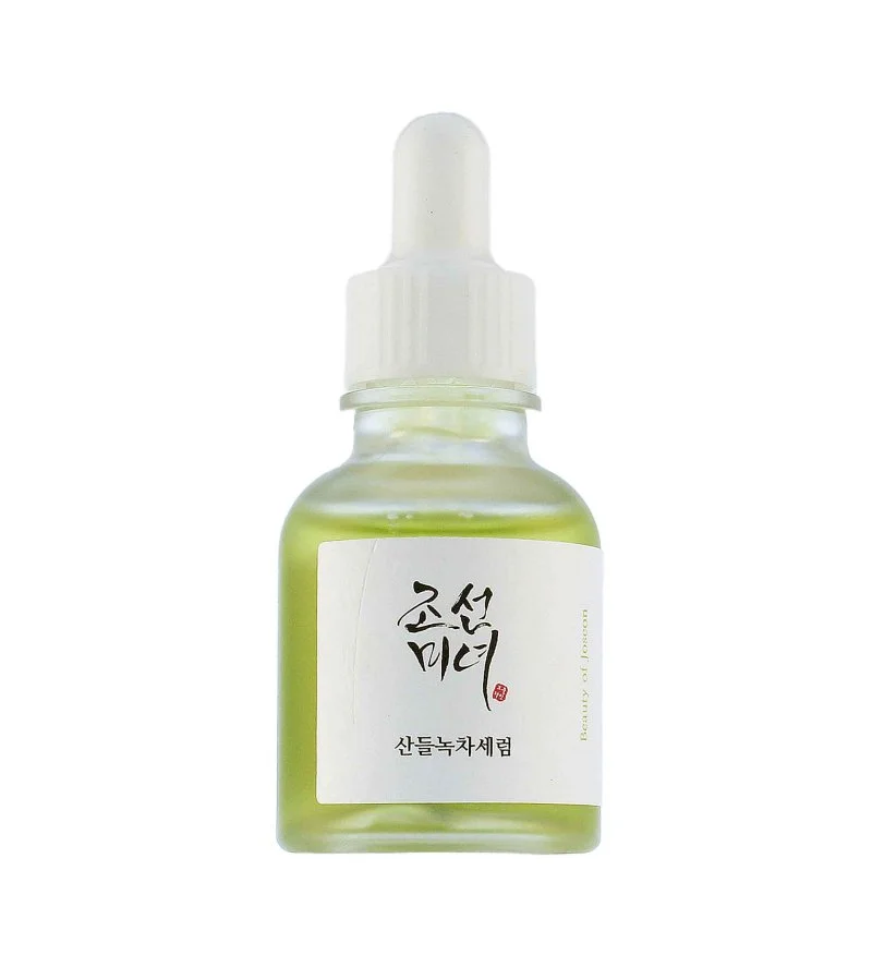 Kalmerend serum Groene thee + Panthenol serum voor het kalmeren en versterken van de gevoelige huid 30 ml