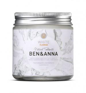 Whitening tandpasta met fluoride (100 ml) - met kamille en salie