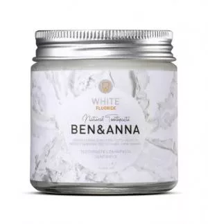 Ben & Anna Whitening tandpasta met fluoride (100 ml) - met kamille en salie