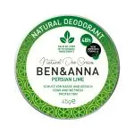 Ben & Anna Crème deodorant Perzische limoen (45 g)