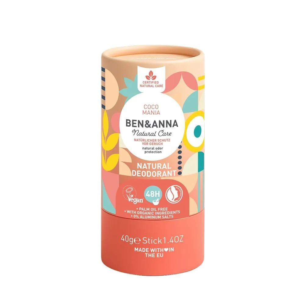 Ben & Anna Vaste deodorant (40 g) - Kokosnoot