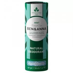 Ben & Anna Deodorant in vaste vorm (40 g) - Munt