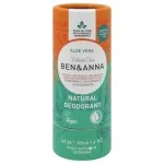 Ben & Anna Vaste deodorant zonder parfum (40 g) - Aloe Vera - voor de gevoelige huid