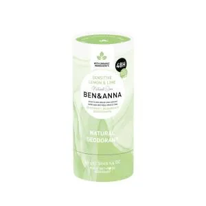 Ben & Anna Sensitive Solid Deodorant (40 g) - Citroen en Limoen - zonder zuiveringszout