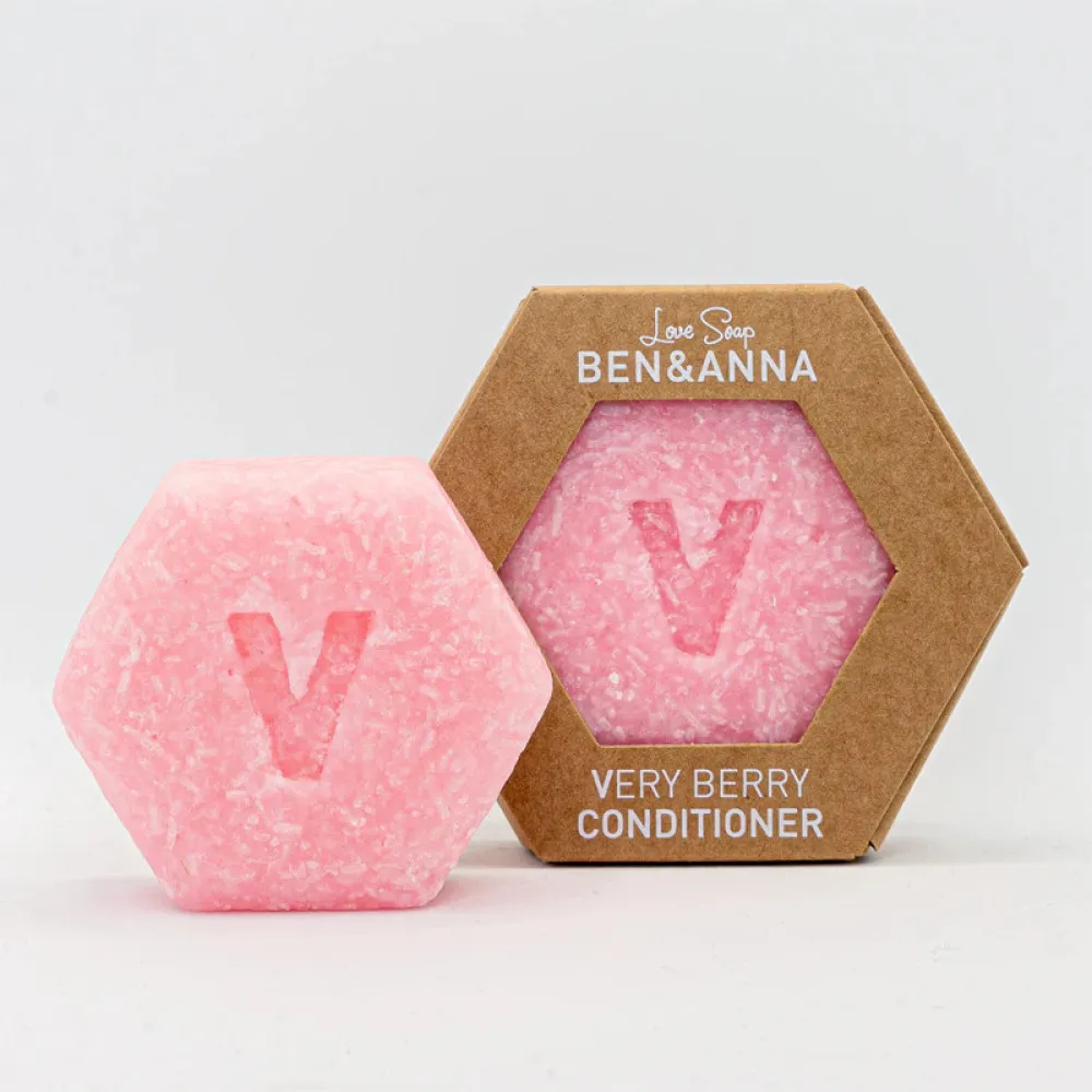 Ben & Anna Stijve conditioner voor bescherming en glans - Bessen (60 g)