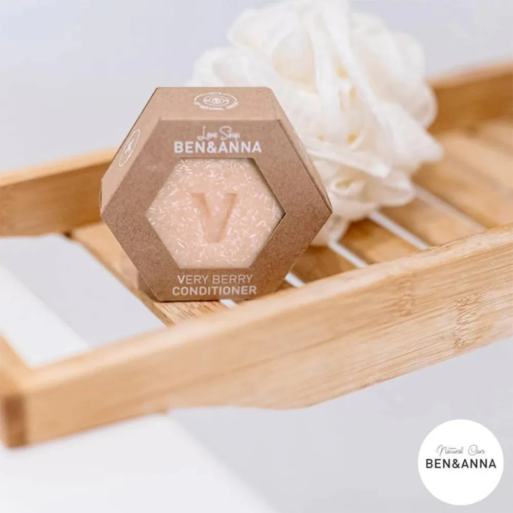 Ben & Anna Stijve conditioner voor bescherming en glans - Bessen (60 g)