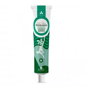 Ben & Anna Fluoride tandpasta (75 ml) - Spearmint - met verse munt