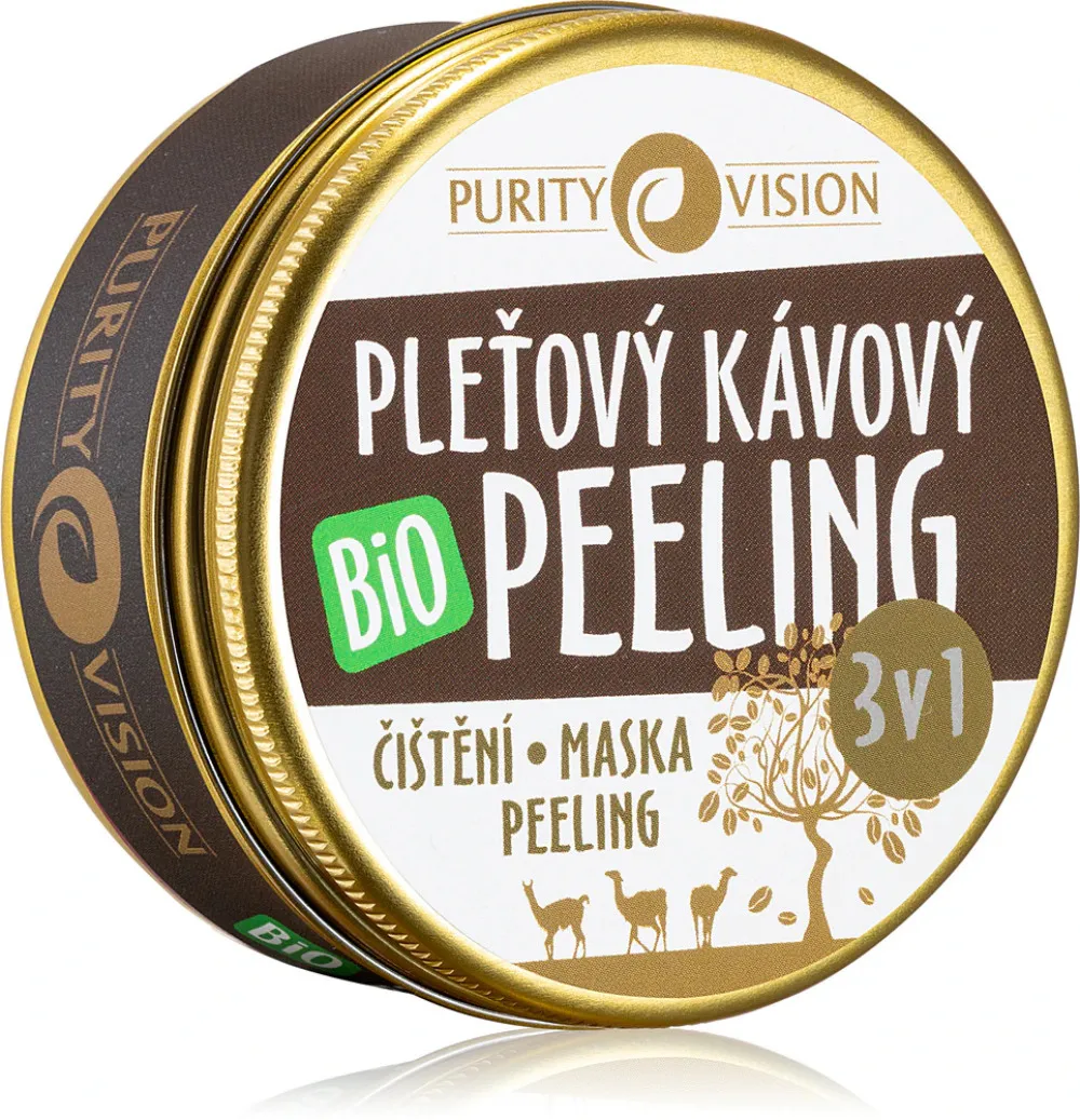 Purity Vision Bio Coffee Gezichtsscrub 3in1 70 ml