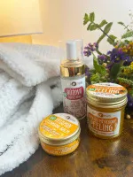 Biologische verzorgende goudsbloem-peeling 120 ml