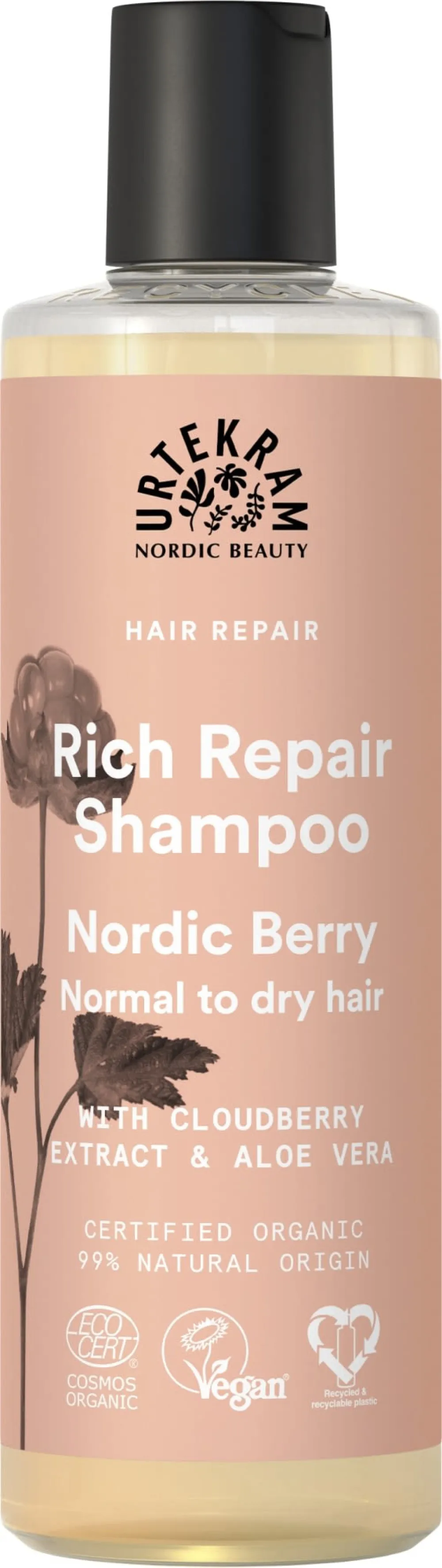 Urtekram Bio Noordse bessen shampoo 250 ml