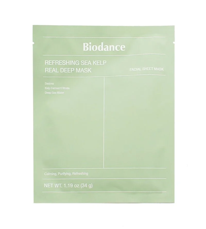 Refreshing Sea Kelp Real Deep Mask kalmerend hydrogel-gezichtsmasker 34 g