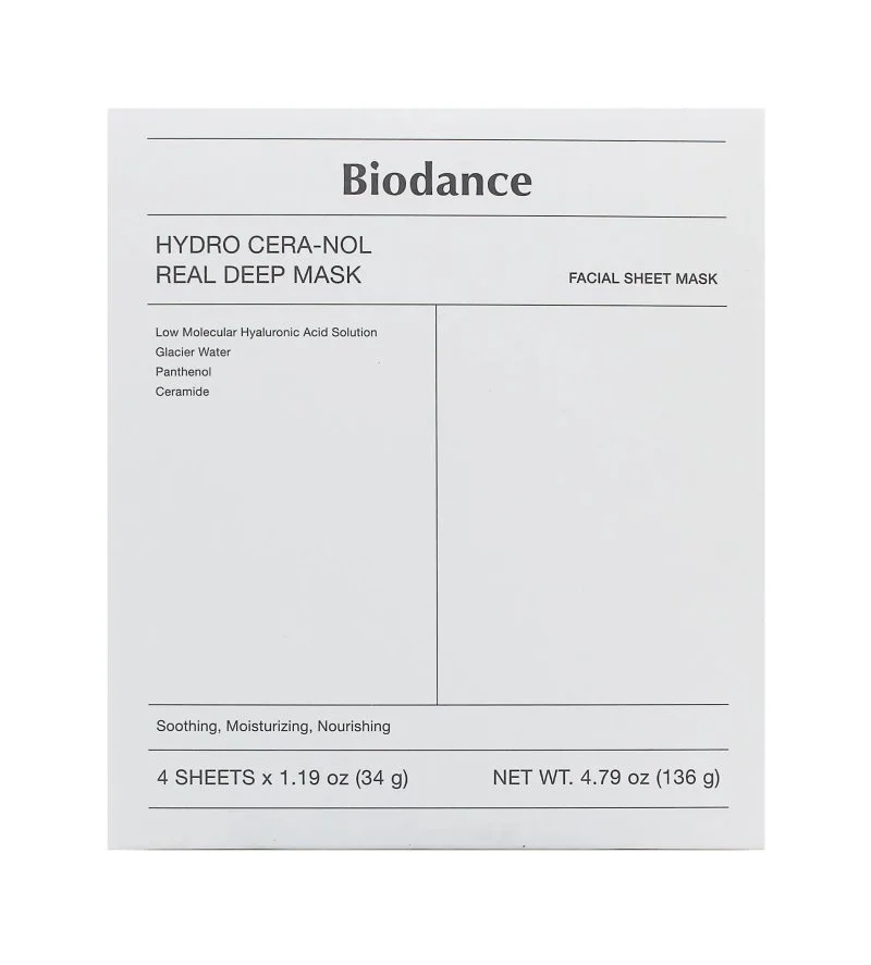 Hydro Cera-Nol Real Deep Mask hydraterend hydrogel-gezichtsmasker 4x34 g
