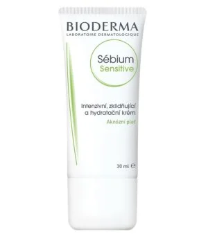 Bioderma Sébium Sensitive intensief kalmerende en hydraterende crème voor de acne-gevoelige huid