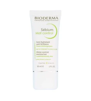 Bioderma Sébium Mat Control lichte hydraterende crème tegen glans en vergrote poriën