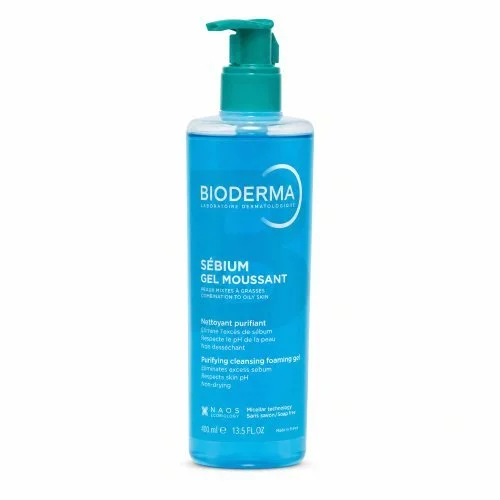 Sébium Gel Moussant milde reinigingsgel voor de vette en gemengde huid 400 ml