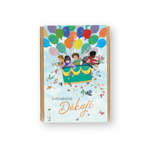 Zaadbommen - Mini-cadeauset - Duizendmaal dank voor alles (4 st.) - geef een bloem op een andere manier