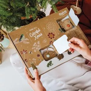 Blossombs Seed Bombs - Geschenkset kerstdecoratie (7 stuks) - originele kerstdecoratie