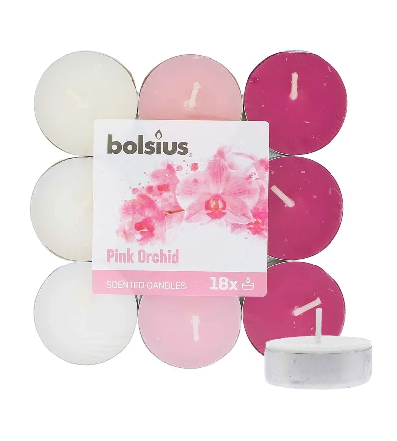 Scented Tealights Orchid 4 u theelichtjes 18 stuks