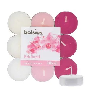 Bolsius Scented Tealights Orchid 4 u theelichtjes 18 stuks