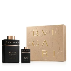 Bvlgari Man In Black navulbaar 100 ml + EDP Eau de Parfum voor heren