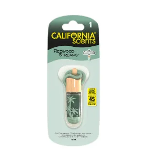 California Scents Hanging Vial Redwood Streams geur voor auto 5 ml